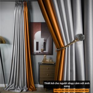 Modern Luxe High Precision Full Blackout Thermal Insulation Curtains