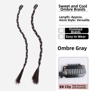hellocandy | Gentle Sweet Multi-color Side Braid Hair Accessory