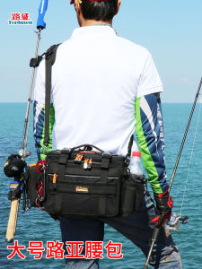Large Size Waterproof Fishing Backpack Single Shoulder Crossbody Wild Fishing Special Bag Multi-Functional Waist Bag Storage