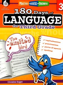 180 Days of Language with Answer Keys แบบฝึกหัดเพิ่มทักษะไวยกรณ์ภาษาอังกฤษ พร้อมเฉลย พิมพ์ A4 Worksheet