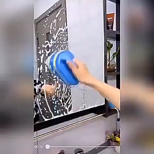 แปรงฟองน้ำล้างจาน ล้างถ้วย สีสวย แปรงฟองน้ำมีที่จับ แปรงฟองน้ำพร้อมมือจับ แปรงทำความสะอาด แปรงฟองน้ำฟองเยอะ สะอาดง่าย