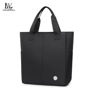 LouisWill Business Bag Fashion Hand Bag Waterproof Messenger Bag Large Capacity Handbag Bag Lightweight Casual Bag Leisure Street Bag Suitable For 14-inches Laptops