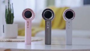 พัดลมแสดงผลดิจิตอล ความเร็ว100 ชาร์จ USB พัดลมเทอร์โบ  พัดลมพกพาขนาดเล็ก