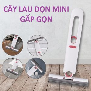 Cây Lau Dọn Tự Vắt Gấp Gọn Mini Đa Năng - Cây Lau Thông Minh Dễ Dàng Làm Sạch Bề Mặt Góc Cạnh - Cây Lau Bếp Lau Kính Gạch Men ...