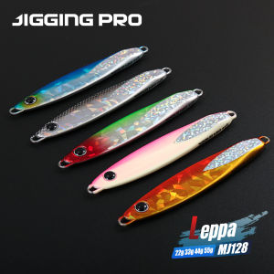 JIGGING PRO Leppa Jig 22g 33g 44g 55g Slow Pitch Jigging Lure Shore Casting Jig Saltwater Fishing Lure Kingfish Amberjack Tuna