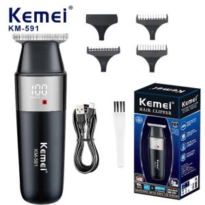 kemei KM-591 Mini Hair Clipper For Men Women Portable Professional Body Hair Trimmer Rechargeable Haircut Razor