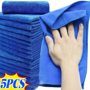 5PCS Microfiber Towels Car Wash Drying Cloth Towel Household Cleaning Cloths Auto Detailing Polishing Cloth Home Clean Tools