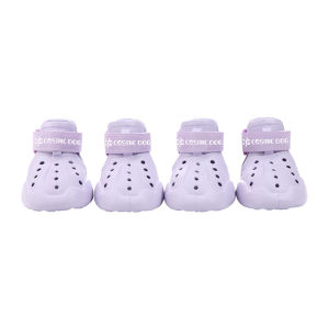 Breathable Dog Shoes Adjustable Pet Boots Durable With Reflective Strip For Small Medium Dogs Paw Protector Outdoor 4pcs