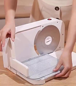 เครื่องสไลหมู ขนาด 1-15 mm Stainless Meat Slicer หั่นวัตถุได้อย่างอเนกประสงค์การตัดผักและผลไม้ เครื่องสไลด์เนื้อหมู