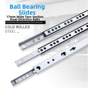 Damping Drawer Slide 17mm Wide