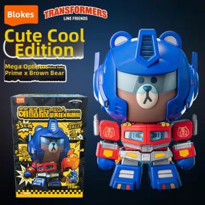 BLOKEES | Transformable Building Blocks Mega Optimus Prime Brown Bear Collaborative Edition