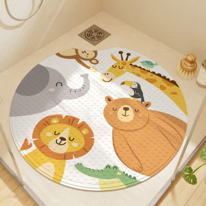 Dajiang (大江) | Non-slip Bathroom Mat Round PVC Cartoon