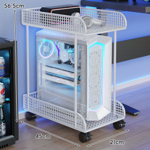 MUGG | Adjustable Rolling Double Layer Desktop PC Rack