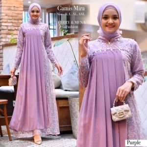 MIRA GAMIS MODERN PESTA BAJU KONDANGAN KEKINIAN DRESS MEWAH READY JUMBO GAMIS TILLE OUT FIT WANITA FASHION MUSLIM Gamis Jumbo Bahan Brocade Dress Mewah Warna Warni - Lazada