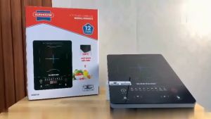 Bếp Từ Đơn Điện Tử Cảm Ứng Sunhouse SHD6873 Tặng Kèm Nồi Lẩu Inox - Hàng Chính Hãng