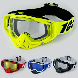 100 Motorcycle Goggles Off Road Motocross Glasses ATV MX Dirt Bike Eyewear Anti-Sand Windproof Helmet Riding Gafas Mask