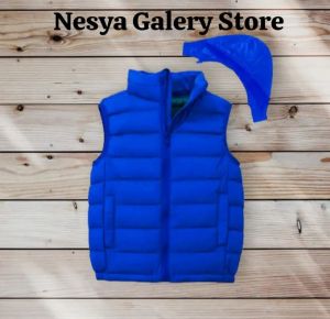 Rompi Quilt Pria Dewasa Atasan Hoodie Tropic Windblock Tebal Casual Aweater