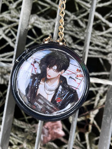 Original Design Barbecue Card Holder Small Card Bag Corn Storage Display Hanging Ornament 58mm 75mm Keychain Cartoon Anime