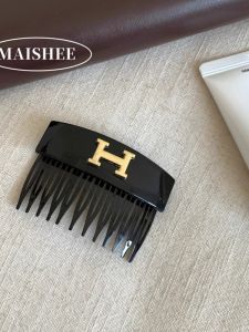 เครื่องมือชีวิตประจำวันแบบ H ฟันอะซิเตท ฟันผมแบบถอดได้ กันลื่น สำหรับผู้ใหญ่ ไม่มีการตัดสินใจแบบส่วนบุคคล