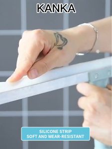 KANKA Floor Wiper Glass Floor Wiper Magic Walis silicone floor mop rubber mop with long handle cleaning brush scraping