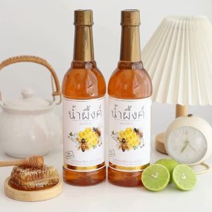 น้ำผึ้งค์ น้ำผึ้งดอกไม้ป่า ขนาด 1000 กรัม ชนิดขวดพลาสติก (จำนวน 6 ขวด)