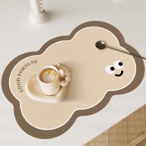 Leather Table Mat Waterproof Oil Resistant Small Dining Table Heat Insulation Pad Luxury Western Style PVC Hotel Dinner Plate Pad