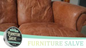 Leather Sofa Conditioner Cream – Furniture Salve for Couches Recliners and Chairs Natural Leather Care Balm Nourish & Protect