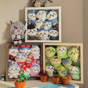 Hộp Đựng Đồ Chơi Kawaii Chiikawa Trong Suốt Chống Bụi Khung Hình Trang Trí Nhà Hình Chữ Nhật Không Có Thương Hiệu Hiện Đại Tối Giản