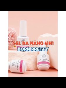 Gel đa năng 6in1 Born Pretty  15ml - Sơn gel liên kết 6in1 base nối úp móng top loang NailBND
