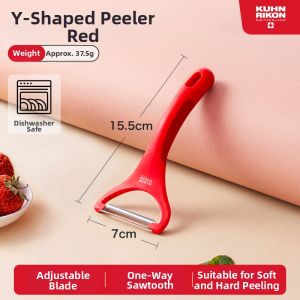 Kuhn Rikon | Multifunctional Vegetable Peeler Stainless Steel