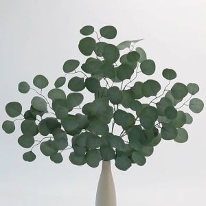 【Fast Delivery】 Large Simulated Eucalyptus Leaves Artificial Willow Leaf Room Decoration Flower Arrangement DIY