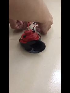 PENGIRIMAN CEPAT OTOHEROES Type R Klakson Keong Mobil Air Horn 12V 300dB 2 PCS 60B