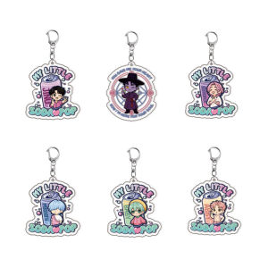 Móc Khóa Acrylic Anime Keychain Luminara Zoey Phim Hoạt Hình Nhật Bản Dây Đeo Acrylic Laminated Phim Hoạt Hình Thượng Cổ Trang Sức