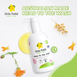 Little Étoile Care Head To Toe Wash For Dry & Itchy Skin For 0+ Months (250ml)