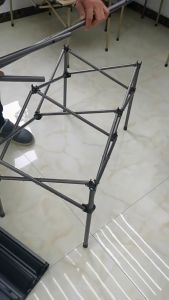 HUNTER โต๊ะปิคนิค โต๊ะแคมป์ปิ้งพับได้  โต๊ะแคมป์ปิ้ง โต๊ะสนาม ม้วนเก็บได้ โครงเหล็ก พับเก็บได้ กลางแจ้ง ในร่ม