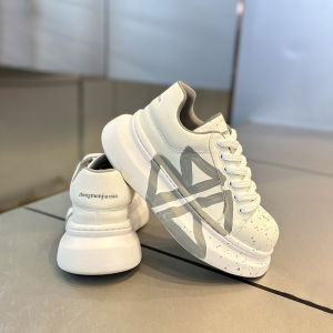 Mens Casual Shoes PT Thick Bottom Sport Style Breathable Mesh Lining round Toe Low Top Anti-Odor Rubber Outsole Fashionable