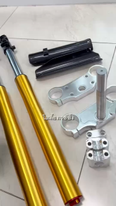 ชุดโช้คหน้าแปลง ยาว750mm ครบชุด ใส่รถวิบากและรุ่นอื่นๆอีกมากมาย ได้ครบทั้งแผงคอบน+ล่าง+ตุ๊กตาจับแฮนด์ กระบอกโช้ค โช้คหน้าวิบาก