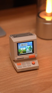 Divoom MiniToo Retro Pixel Art Bluetooth Speaker | Smart Alarm Clock | Digital Photo Frame | Pixel Display