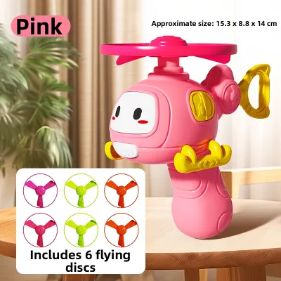 Spinning Flying Kids Toy Bamboo Copter Hand Pull