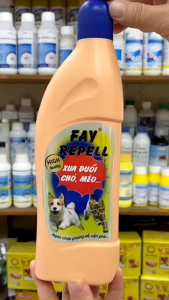 Chai xua đuổi chó mèo ngăn ngừa chó mèo phóng uế bừa bãi cắn phá đồ vật Fay Repell (1 chai 400ml).