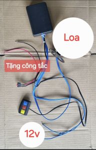 Còi basuri điện 12v 199bài nhạc hót