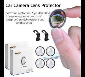 Bộ 4 Vỏ Bảo Vệ Camera Ô Tô Với 2 Chiếc Móc Xe Ô Tô Cản Trước Chống Trầy Xước Tấm Bảo Vệ Ống Kính Vỏ Bảo Vệ PC