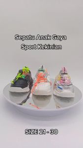 Sepatu Anak Import Sneakers Shoes Anak Terkeren Gaya Terbaru Bisa COD