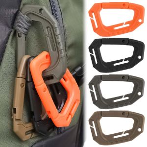 5 chiếc móc khóa chiến thuật hình chữ D lớn móc khóa chống trộm khóa móc nhanh leo núi Cắm Trại Ngoài Trời Dụng cụ kẹp cacbin đa năng bền