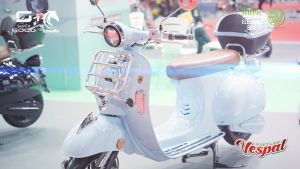 มอเตอร์ไซค์ไฟฟ้า Kavallo 3000W รุ่น Vespal สีเทา