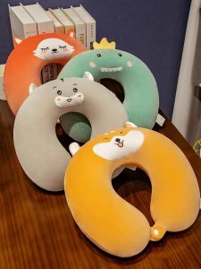 Gối U-Cuộn Giữ Vị Thân Thân Nhớ Gối Ngủ Giặt Cho Sinh Viên Gối Đi Du Lịch Gối Hỗ Trợ Cổ Đệm Cổ Đệm Cổ Đệm Cổ