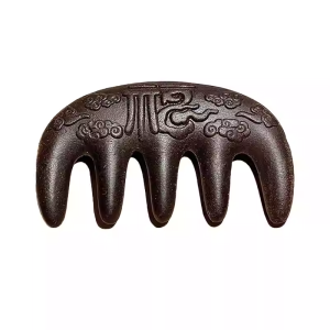 Handmade Massage Comb Traditional Chinese Medicine He Shou Wu Hair Care Tool Scalp Massage Anti-Dandruff Portable Personal Care