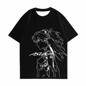 Bandai | 2026 Hot Selling Summer Fashion New Century Gospel Warrior Pattern 3D Printed T-shirt Outdoor Hip-hop Street T-shirt Plus Size
