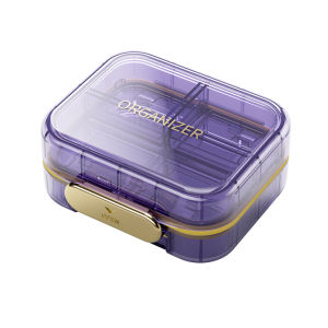 Mini Dispensing Environmental Protection Moisture-Proof Travel Independent Pill Portable Multi-cell Pill Box Packing Storage