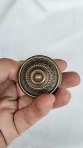 Knop laci antik motif ukir kuningan JK04